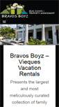 Mobile Screenshot of bravosboyzvacationrentals.com